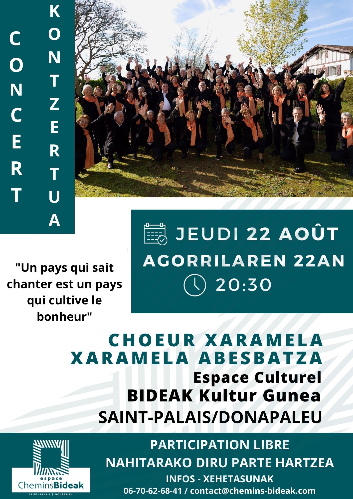 Concert 22 Août Xaramela Dernière Version